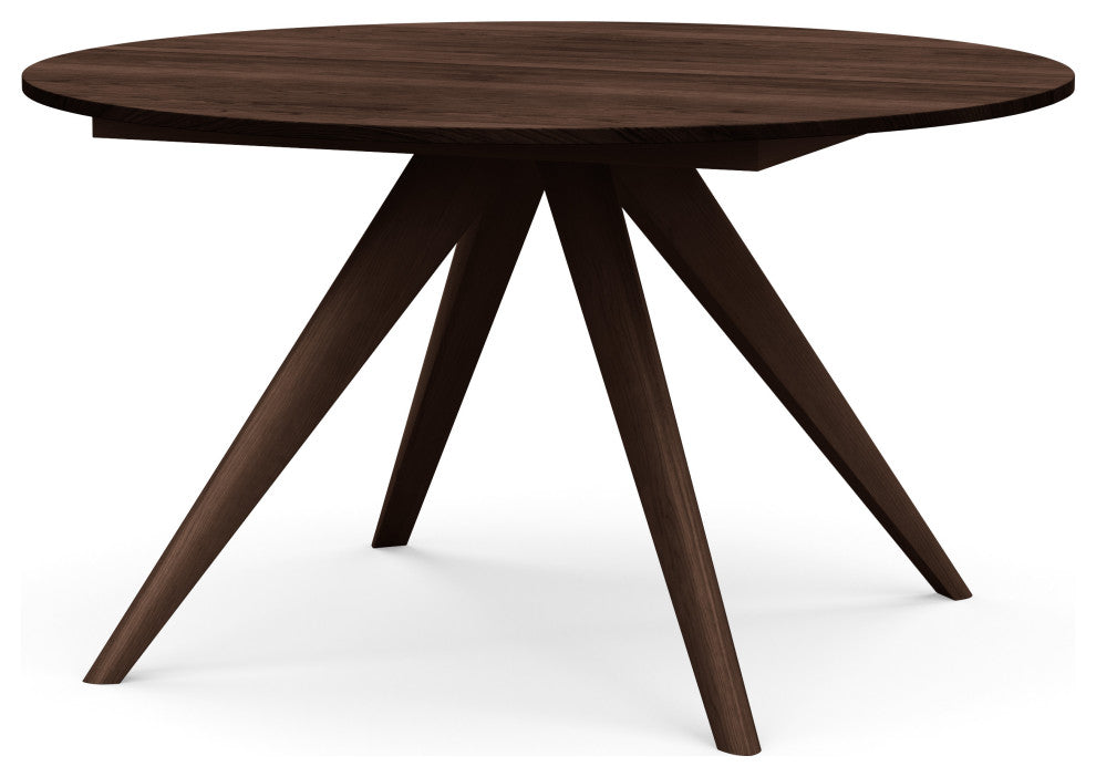 Copeland Catalina Round Extension Table, Smoke Cherry, 54x54