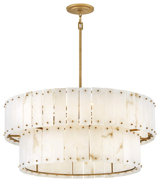 Fredrick Ramond Simone Medium Drum Chandelier, Burnished Gold