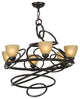 29 Wide Anneau 6 Light Chandelier