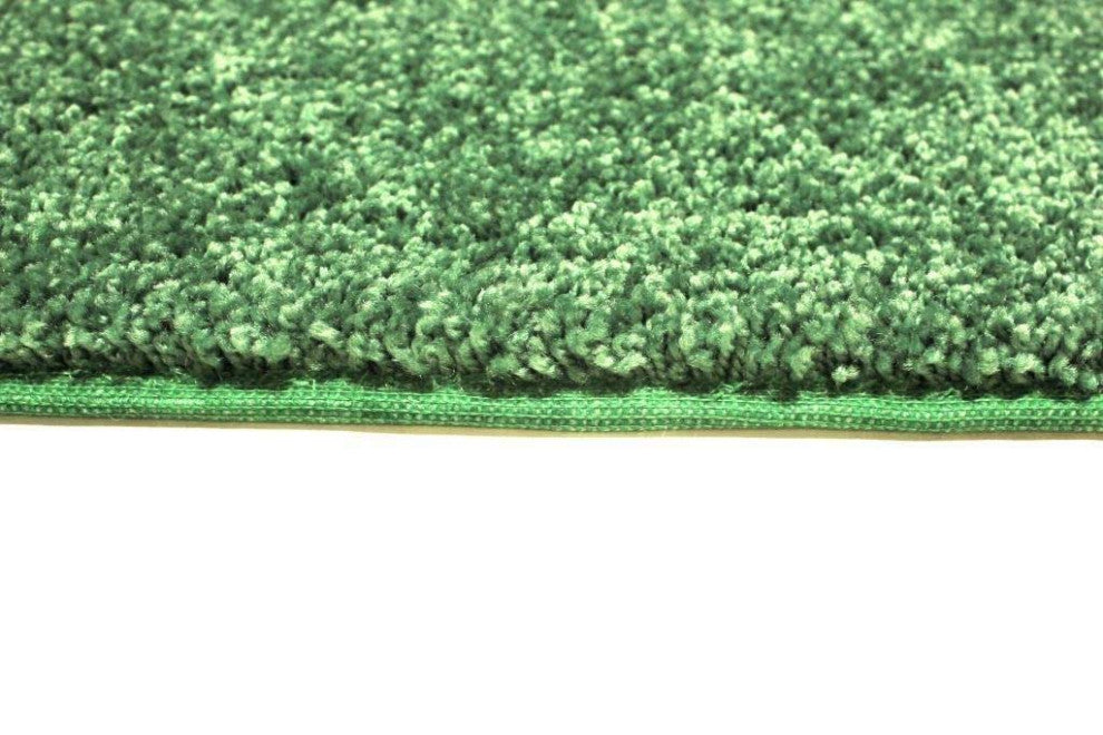 Kids Crazy Carpet Home & School Area Rugs, People Pet Friendly, Shamrock, Round 4'