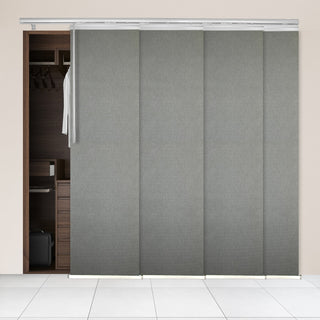 Lucienne 4-Panel Track Extendable Vertical Blinds 48-88"W
