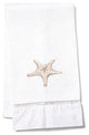 Waffle Weave Guest Towel, Morning Starfish, Beige