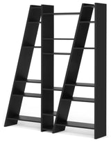 Tema Delta Modern Large Unique Shelving, Matte Black