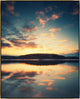 30x38 Here and Elsewhere XV, Framed Artwork, Gold