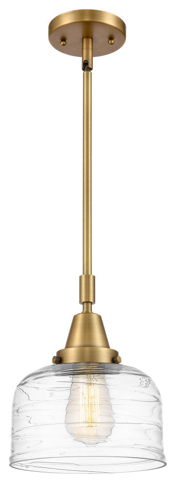 Innovations 447-1S-BB-G713 1-Light Mini Pendant, Brushed Brass