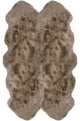 New Zealand Sheepskin Quarto Pelt, 4'x6', Taupe, 4'x6'