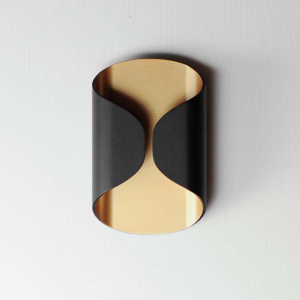 ET2 E30151 Folio 10" Tall LED Outdoor Wall Sconce - Satin Aluminum / White