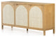 Allegra Sideboard-Honey Oak Veneer