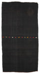 Rug N Carpet - Handmade Oriental 6' 5'' x 12' 6'' Vintage Goat Hair Kilim Rug