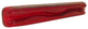 1x6 Wave Hand Poured Glass Tile, Red