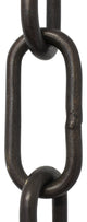 Brass Standard Link Chandelier Chain, 3', Bronze, W80