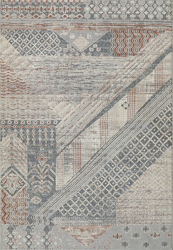 Dynamic Rugs Sanka Polyester/Polypropylene Machine-Made Area Rug 7.10x10.8'