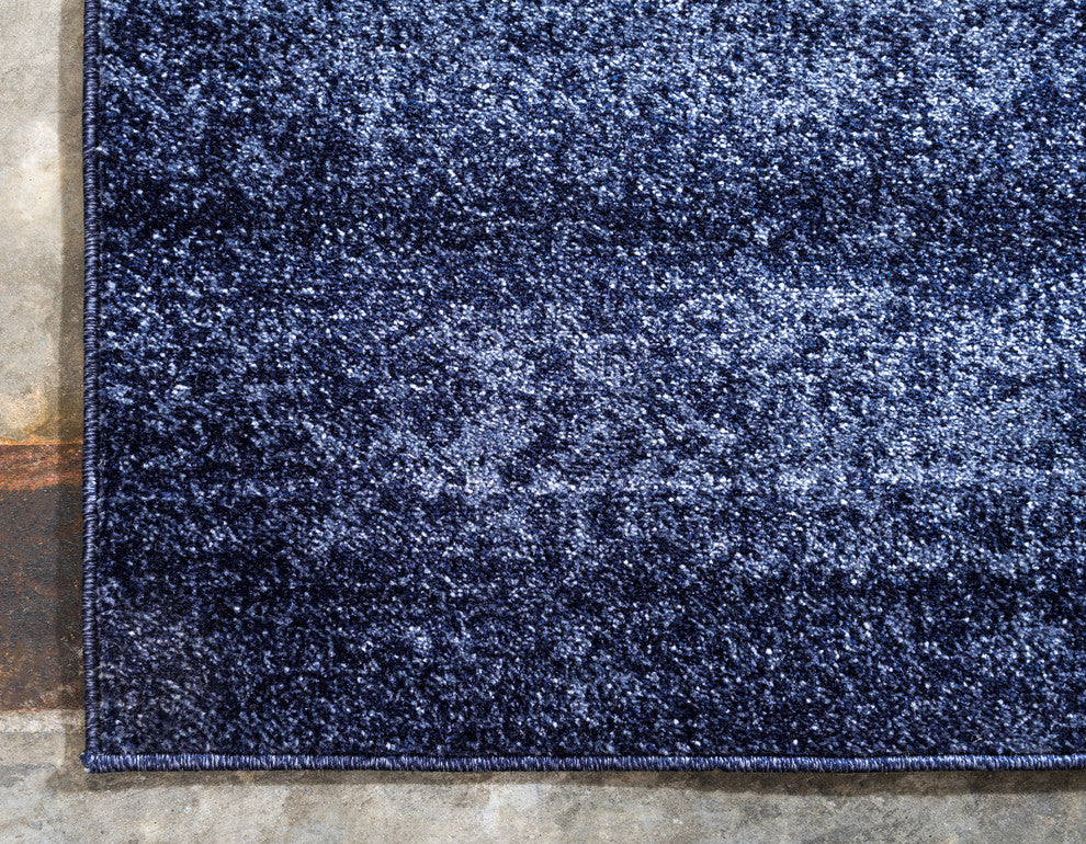 Unique Loom Navy Blue Del Mar Lucille 3' 3 x 5' 3 Area Rug