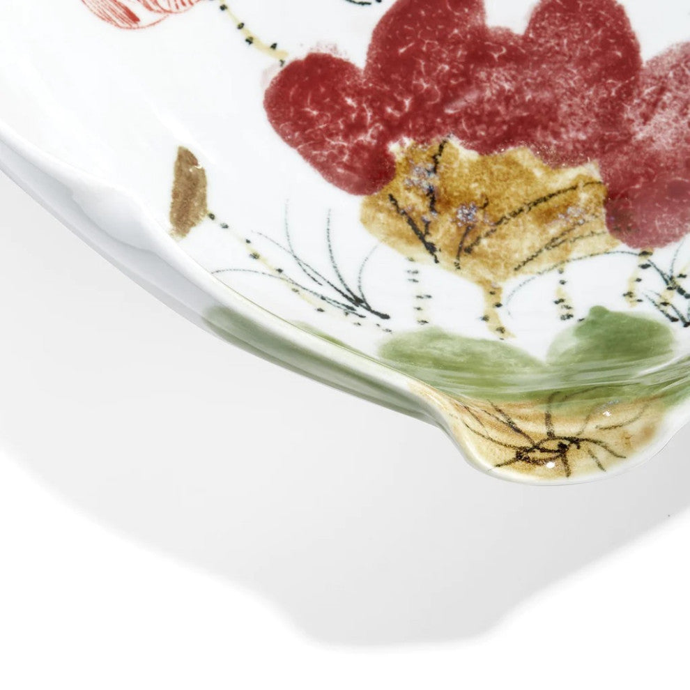Two's Company Japanese Flower Blossoms Free Form Bowls, Set of 2