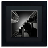 'Six Steps' Matted Framed Canvas Art by Dave MacVicar