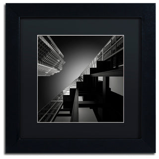 'Six Steps' Matted Framed Canvas Art by Dave MacVicar