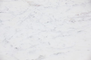 Sorrento End Table, Marble Top, Brushed Gold Metal Base
