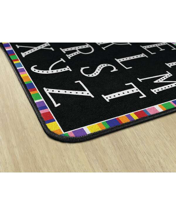 Flagship Carpets VA1661-44FS 7'6"X12' Colorful Abc's Educational Rug