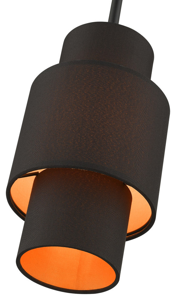Livex Lighting Sentosa 1-Light Black Pendant