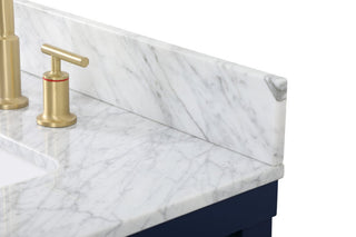 Home Living 22" Farmhouse Blue-Light Bathroom Vanity