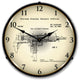 2103222 Uzi Submachine Gun 1982  Patent Clock
