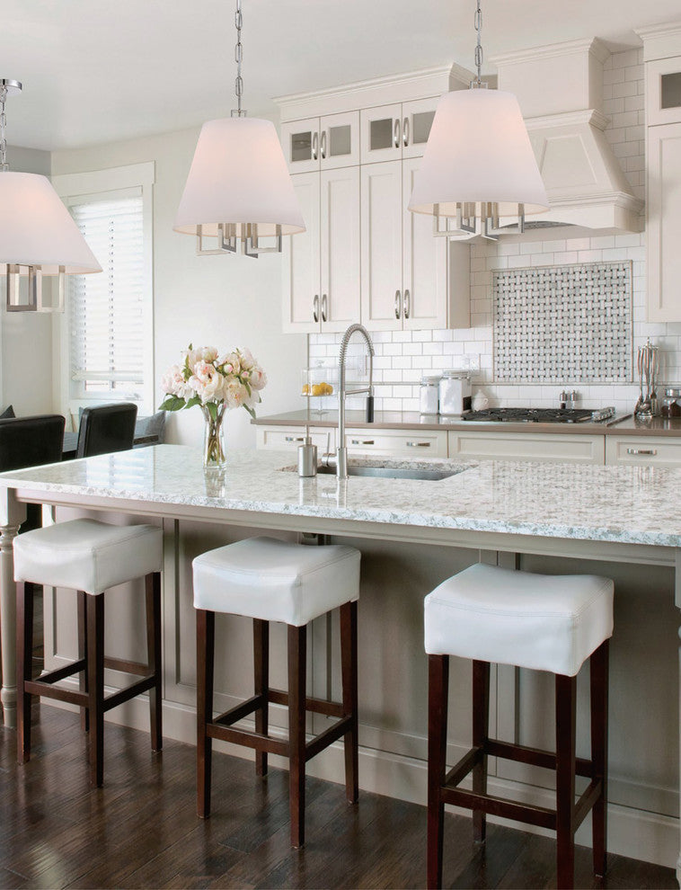 Libby Langdon for Crystorama Westwood 4 Light Polished Nickel Mini Chandelier