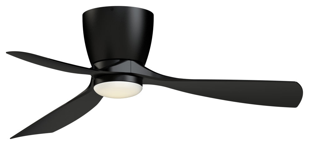 Klinch 44" Indoor/Outdoor Ceiling Fan With LED Light Kit Black