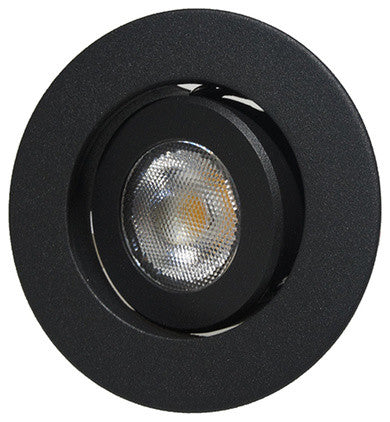 NICOR 2" LED Gimbal Downlight, Black