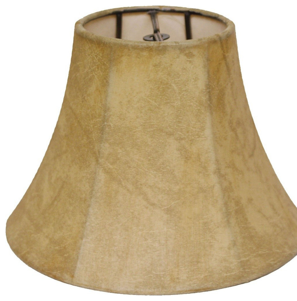 6" Faux Snakeskin Set of 6 Slanted Chandelier Parchment Lampshades