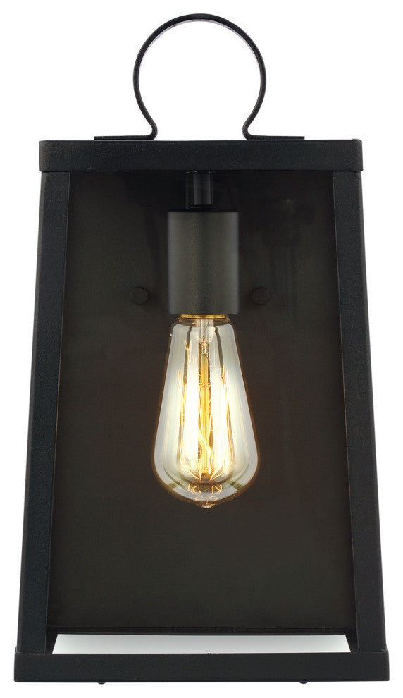 Marinus 1-Light Outdoor Wall Lantern, Black