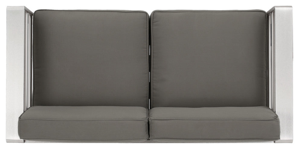 4-Piece Outdoor Aluminum Fire Table Sofa Set