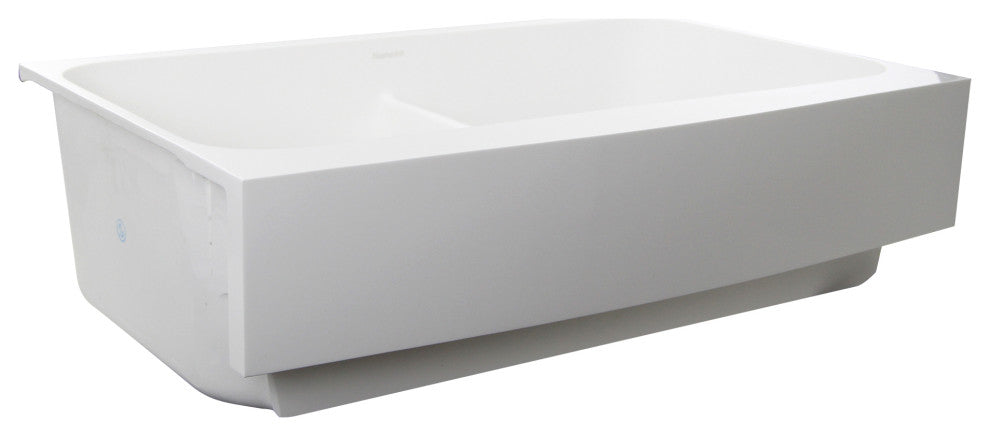 Nantucket Sinks Retrofit Glacierstone EZApron Kitchen Sink, Ns-Gseza32d