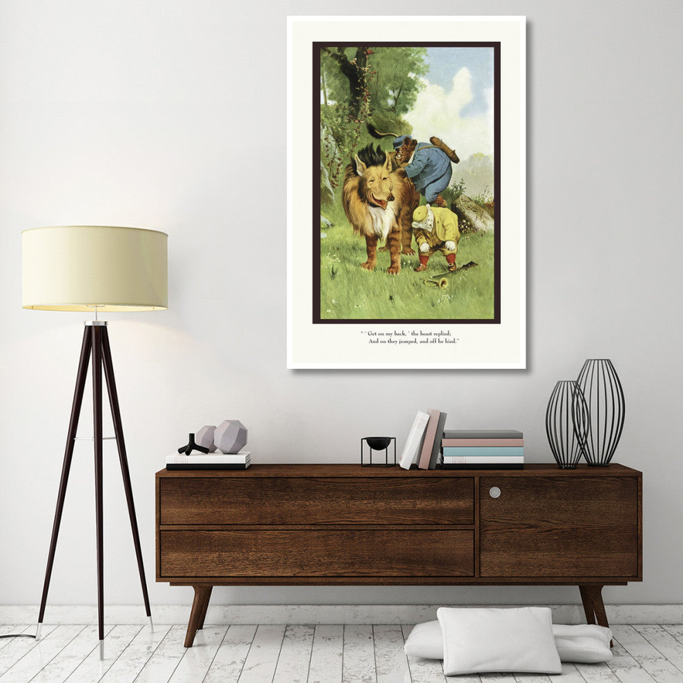 "Teddy Roosevelt's Bears: Get On My Back" Paper Print by R.K. Culver, 42"x62"