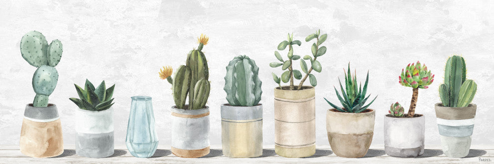 "Just Another Succulent" Painting Print on Wrapped Canvas