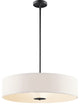Kichler 42122BK Three Light Pendant, Black Finish