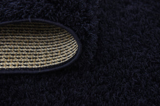 Unique Loom Midnight Blue Studio Solid Shag 2' 0 x 6' 7 Runner Rug