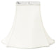 Fancy Square Designer Lampshade, Antique Gold, White, 6"x14"x11.5"