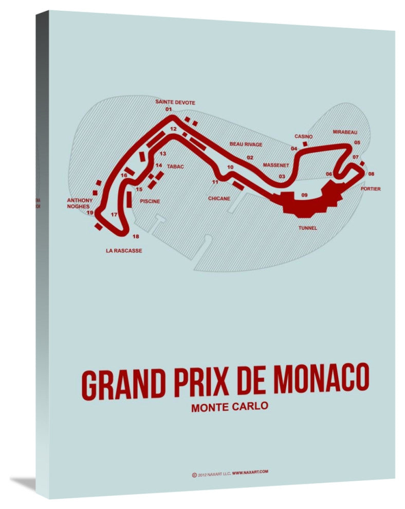 "Monaco Grand Prix 3" Fine Art Print