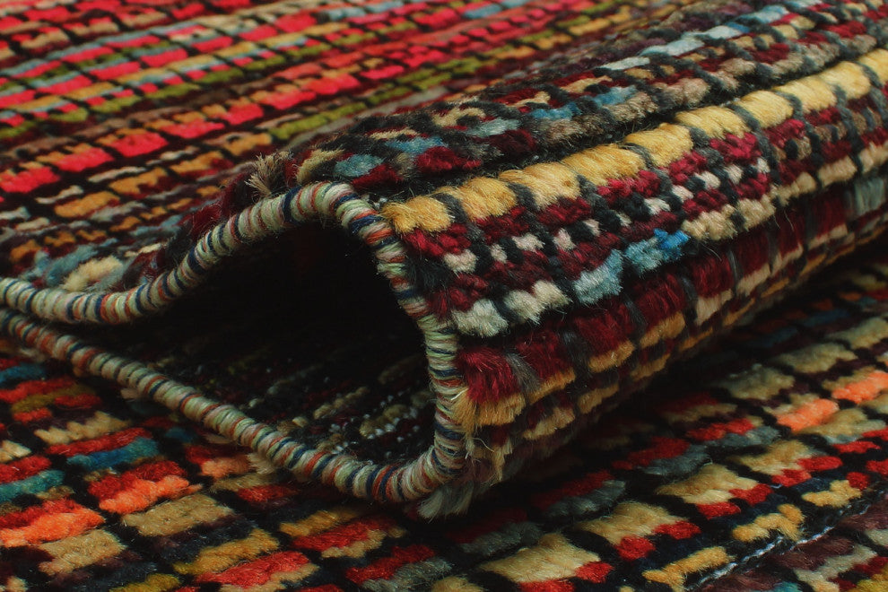 High-Low Chobi Denny Red Rug, 8''2x10''5
