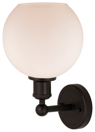 Athens 1-Light 8" Sconce, Oil Rubbed Bronze, Matte White