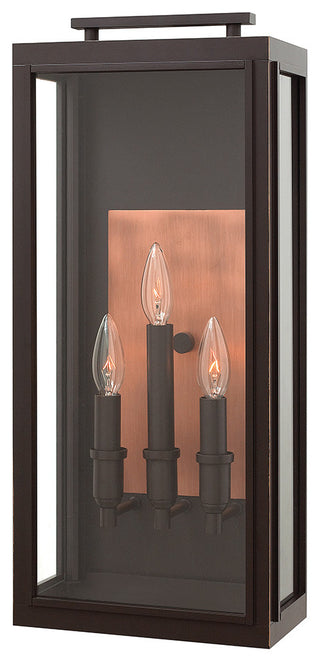 Outdoor Sutcliffe Large Wall Mount in Oil Rubbed Bronze