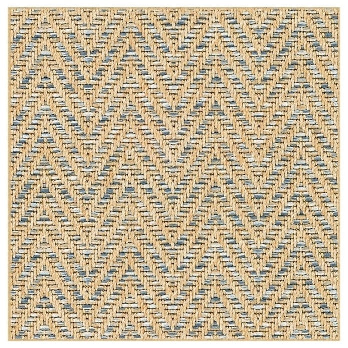 Couristan Tortola Indoor/Outdoor Accent Rugs - 50+ Custom Sizes, Bronze, Square 9x9'