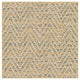 Couristan Tortola Indoor/Outdoor Accent Rugs - 50+ Custom Sizes, Bronze, Square 9x9'