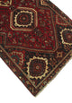 Vintage Distressed Noorzay Red Runner