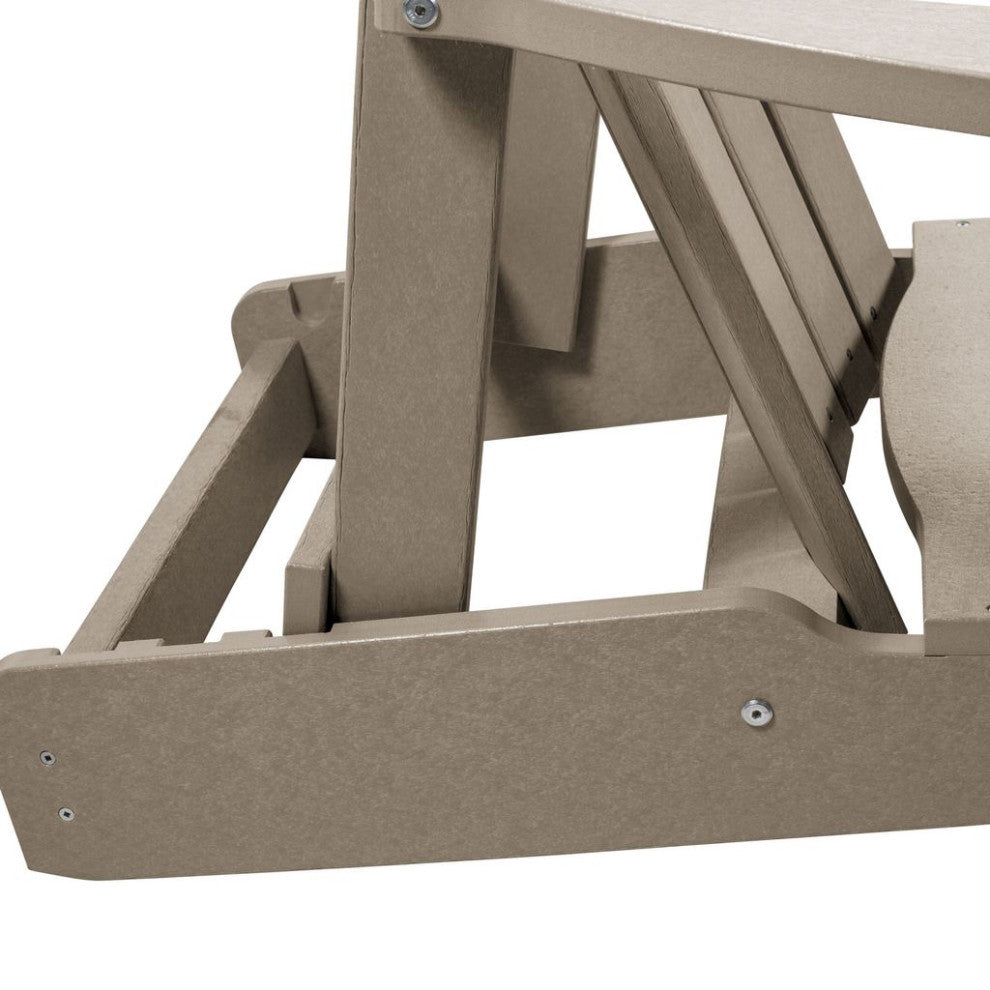 Cape Folding and Reclining Adirondack Chair, Cabana Tan