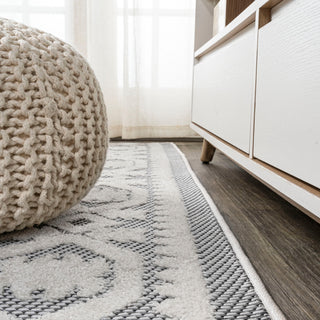Citta High-Low Pile Mediterranean Tile Indoor/Outdoor Runner Rug