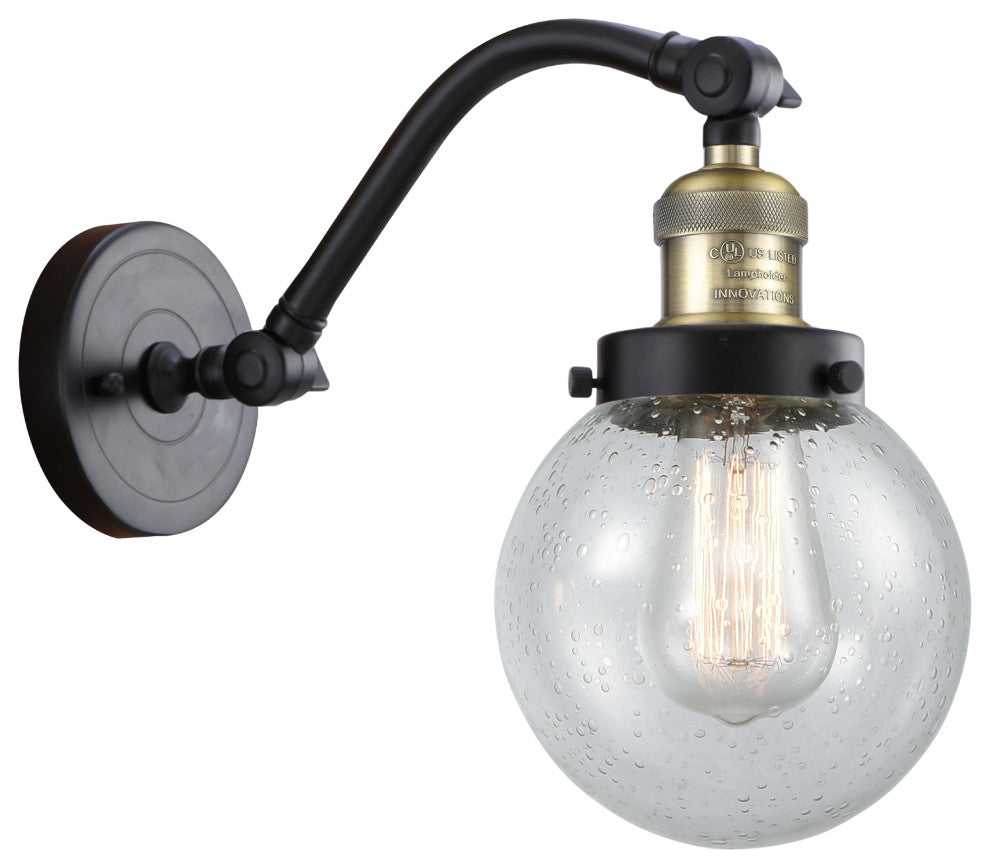 INNOVATIONS LIGHTING 515-1W-BAB-G204-6-LED Beacon 1 Light Sconce