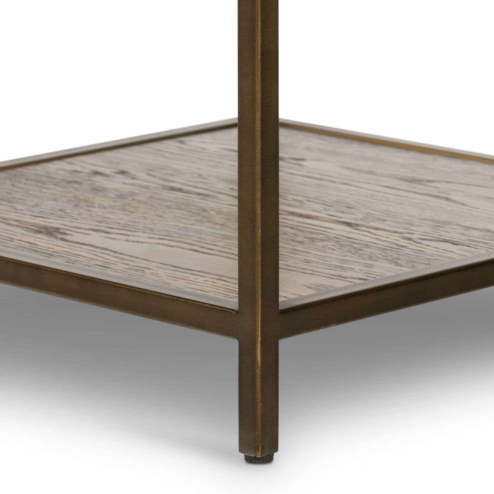 Mason Nightstand, Dark Hazel