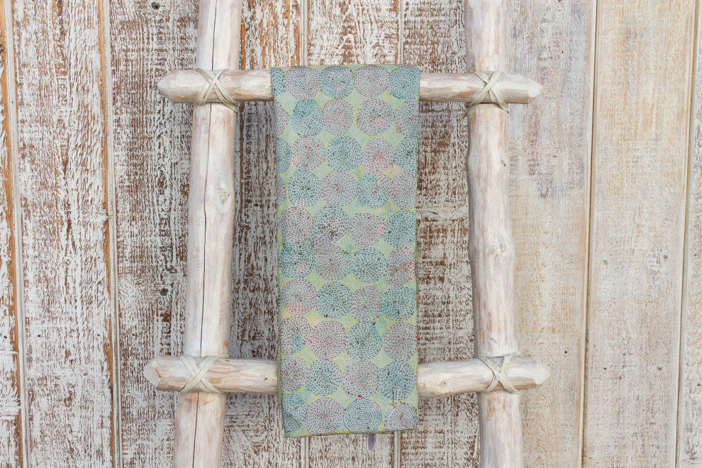 Cali Silk Kantha Throw