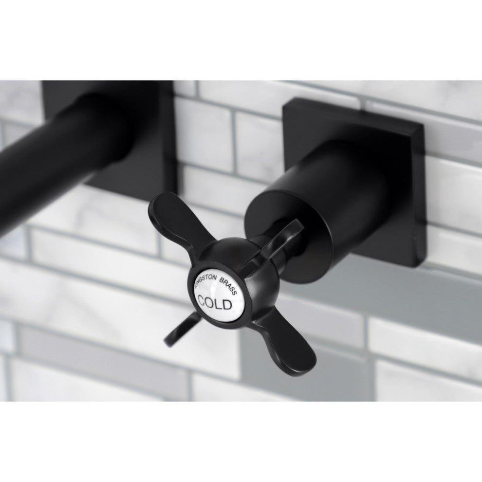 KS6020BEX Wall Mount Tub Faucet, Matte Black